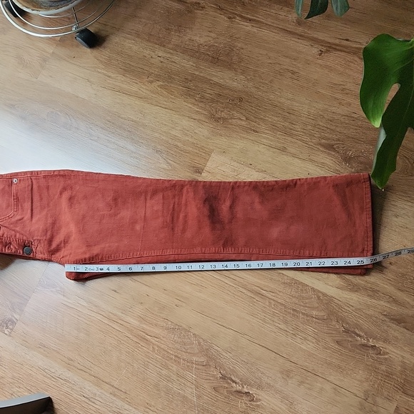 Madewell Cali-Demi boot corduroy pants front button closure size 26 - Picture 12 of 13